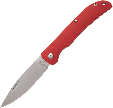 Drop Point Slip Joint Red