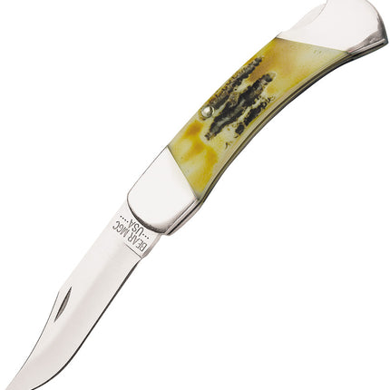 Lockback India Stag Bone