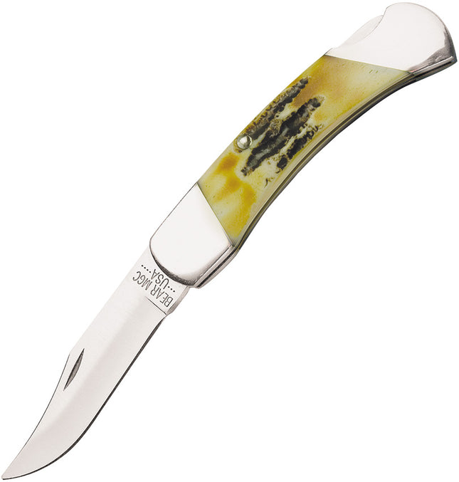 Lockback India Stag Bone