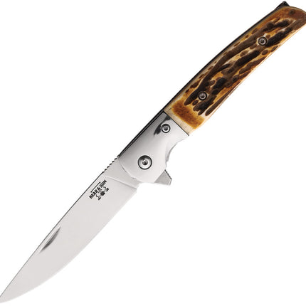 Rancher Linerlock Stag Bone