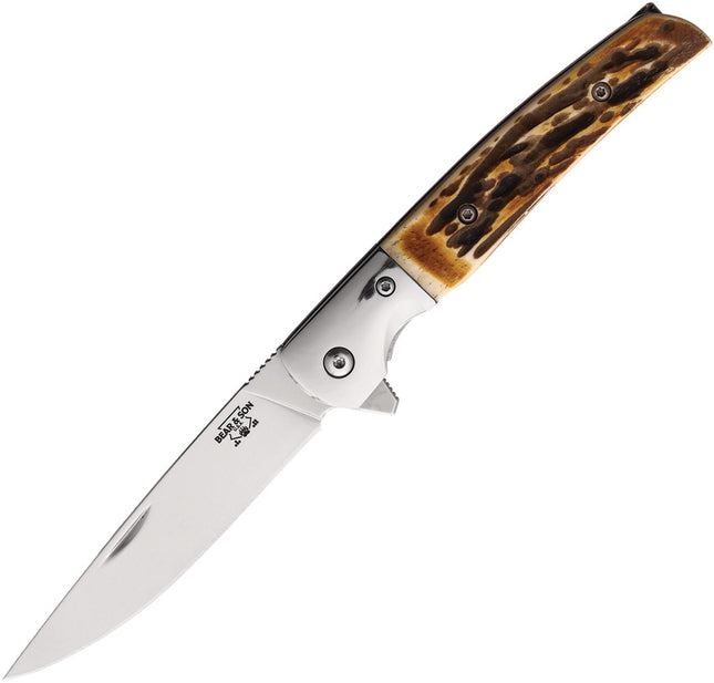 Rancher Linerlock Stag Bone