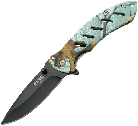 Brisk Framelock Blue Camo A/O