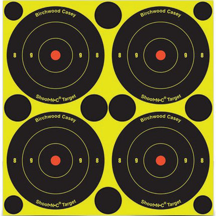 Shoot-NC 3in Bulls Eye Target