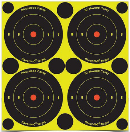 Shoot-NC 3in Bulls Eye Target