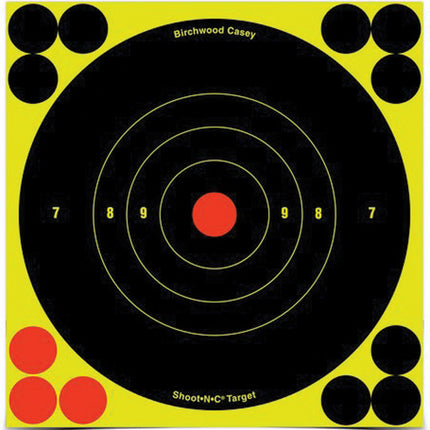 Shoot-NC 6in Bulls Eye Target