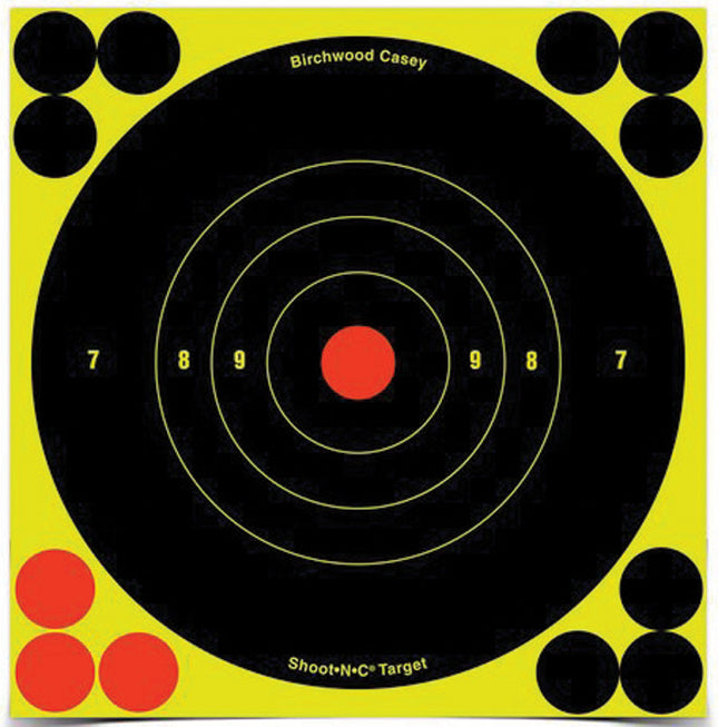 Shoot-NC 6in Bulls Eye Target