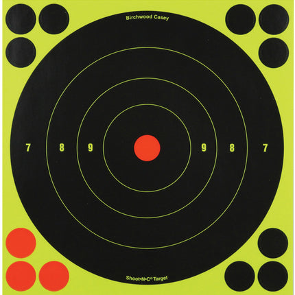 Shoot-NC 8in Bulls Eye Target