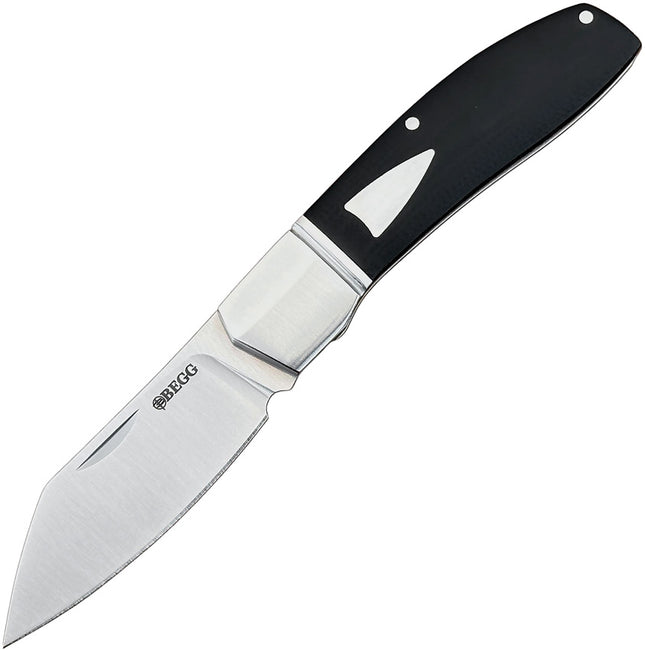 Slip Joint Sheepfoot Black G10