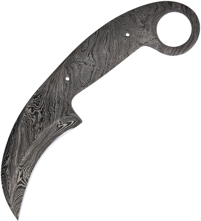 Karambit Knife Blade Damascus