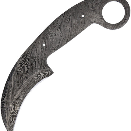 Karambit Knife Blade Damascus