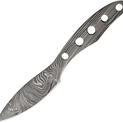 Damascus Knife Blade w/ Guard