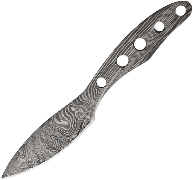 Damascus Knife Blade w/ Guard