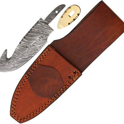 Damascus Guthook With Sheath