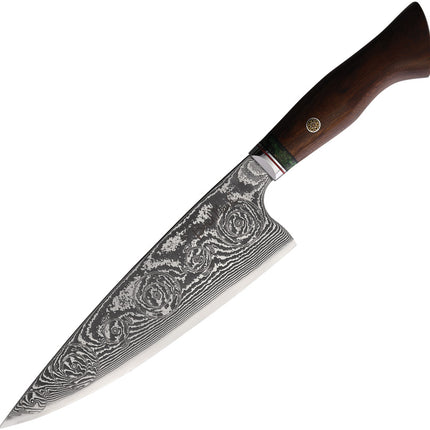 Chefs Knife Rose Damascus