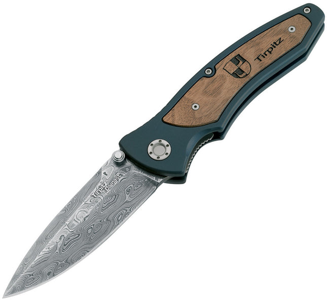 Tirpitz Damascus Linerlock