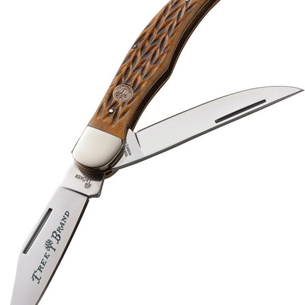 Folding Hunter Brown Bone