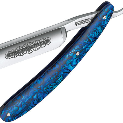 Folding Razor Blue Paua