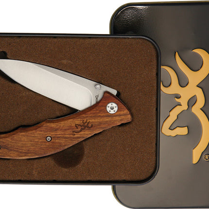 Wood Linerlock with Tin