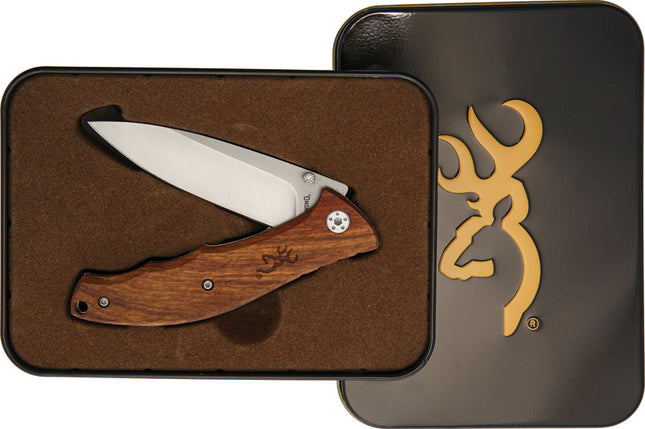 Wood Linerlock with Tin
