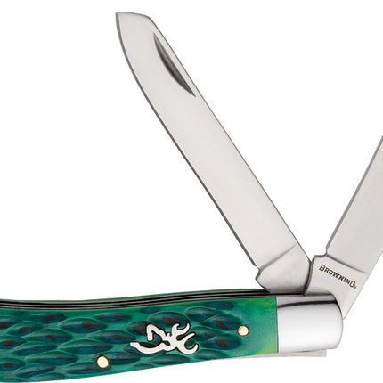Trapper Green Jigged Bone