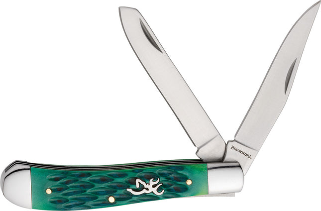Trapper Green Jigged Bone