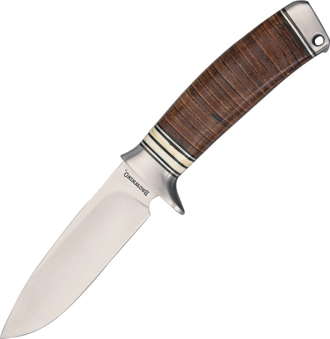 Stacked Leather Fixed Blade