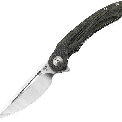 Irida Linerlock CF/G10 Green