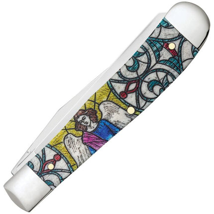 Trapper Stained Glass Angel