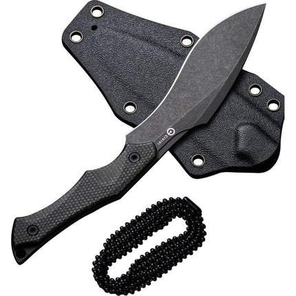 Vaquita II Neck Knife Black