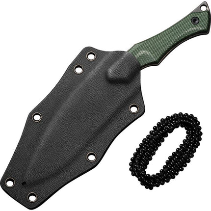 Vaquita II Neck Knife Green