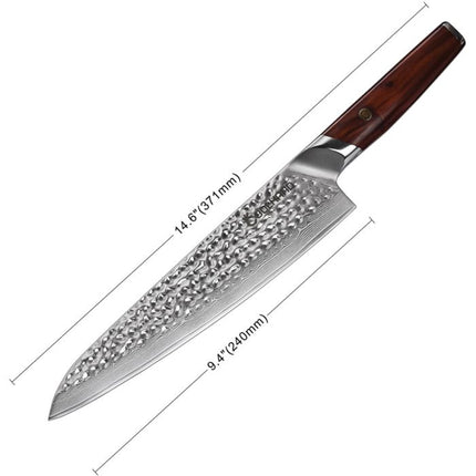 Chef Knife Cocobolo Wood