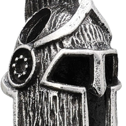 Spartan Helmet Bead Silver