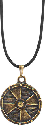 Viking Forest Shield Necklace