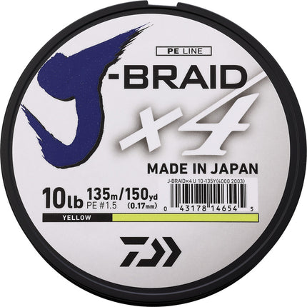 J-Braid Line 10/150 Yellow