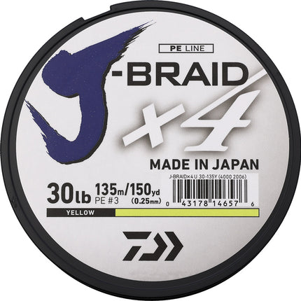 J-Braid Line 30/150 Yellow