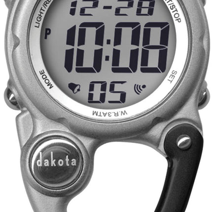 Digi Cute Clip Watch Silver