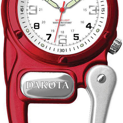 Mini Clip Microlight Watch Red