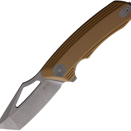 Banshee Linerlock Tan G10