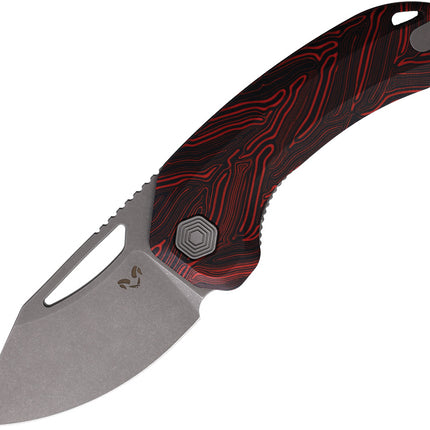 Anzu XL Linerlock Blk/Red G10
