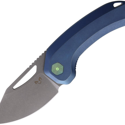 Anzu XL Linerlock Blue Ti