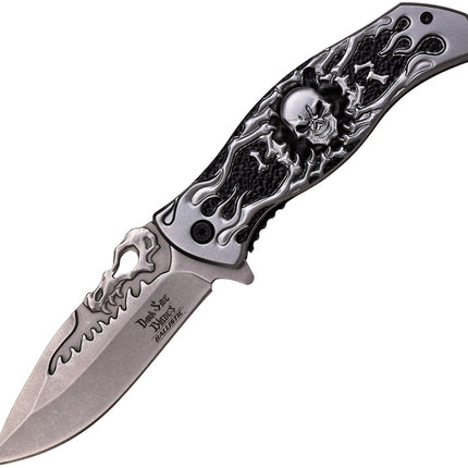 Skull Linerlock A/O Gray