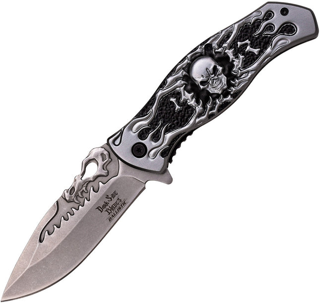 Skull Linerlock A/O Gray