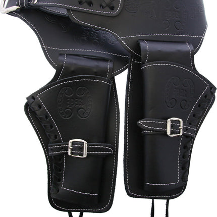 Lg Double Draw Holster Black