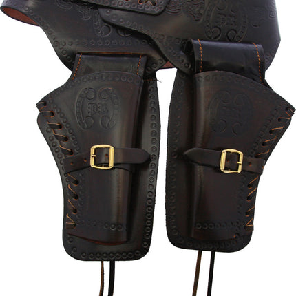 Lg Double Draw Holster Black