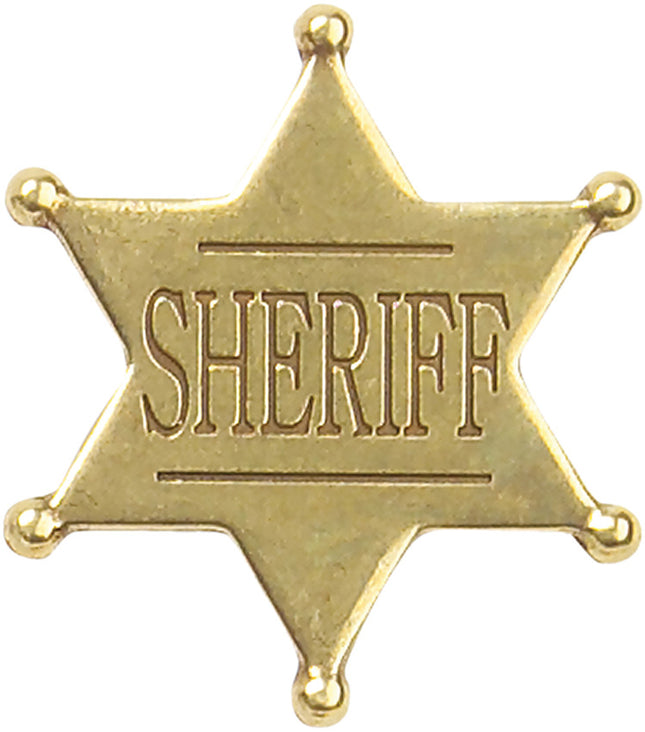 Deluxe Western Sheriff Badge