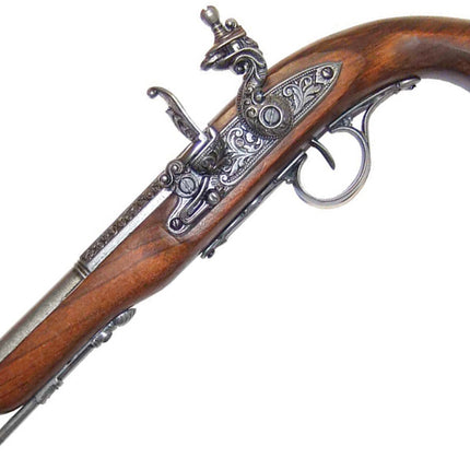 18th Cen Flintlock Pistol Left