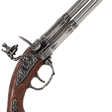 French 2 Barrel Flintlock