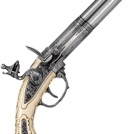 Revolving 3 Barrel Flintlock