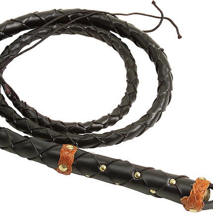 Old West Braided Rawhide Whip
