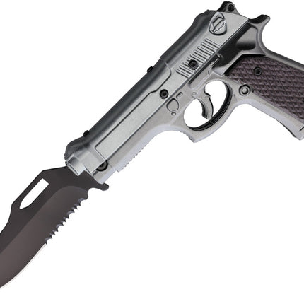 Pistol Linerlock A/O Gray